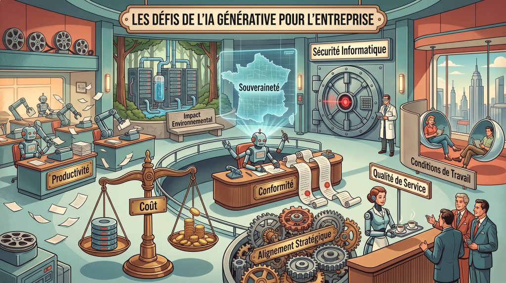 Les enjeux de l'IA générative pour l'entreprise