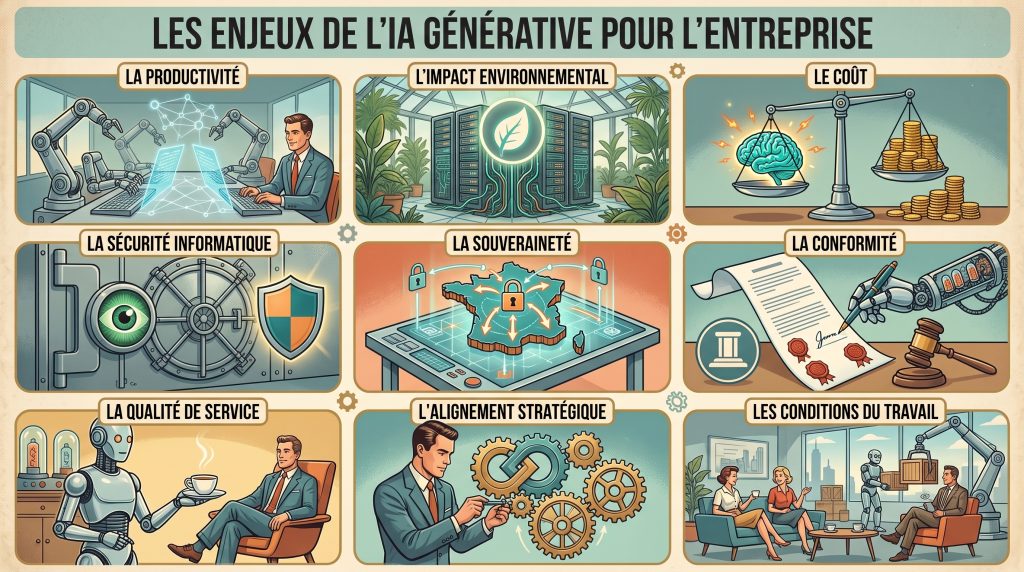 Les enjeux de l'IA générative pour l'entreprise