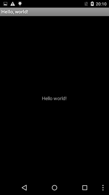 L'app "Hello world!" dans ses oeuvres