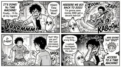 Après avoir utilisé l'outil pour générer dans le style manga...