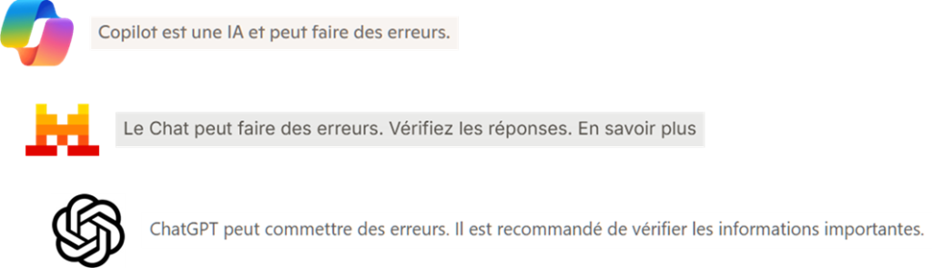 L'externalisation du risque sur les utilisateurs de chats à base d'IA